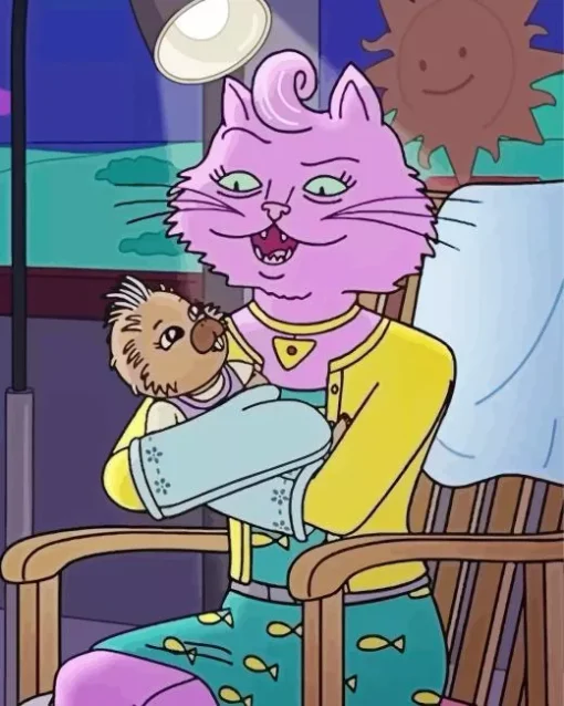 Bojack Horseman Princess Carolyn Diamond Painting