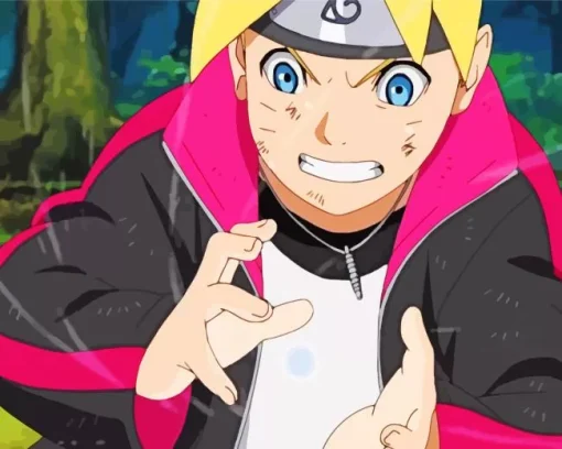 Boruto Uzumaki Anime Diamond Painting