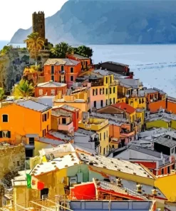 Cinque Terre Italy Diamond Painting