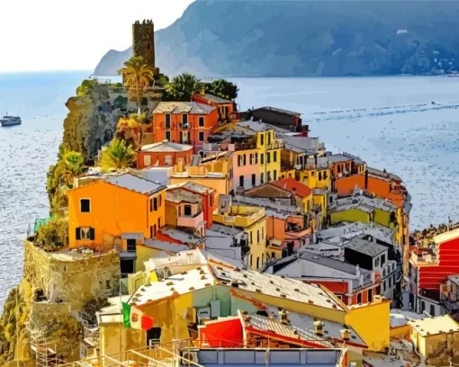 Cinque Terre Italy Diamond Painting