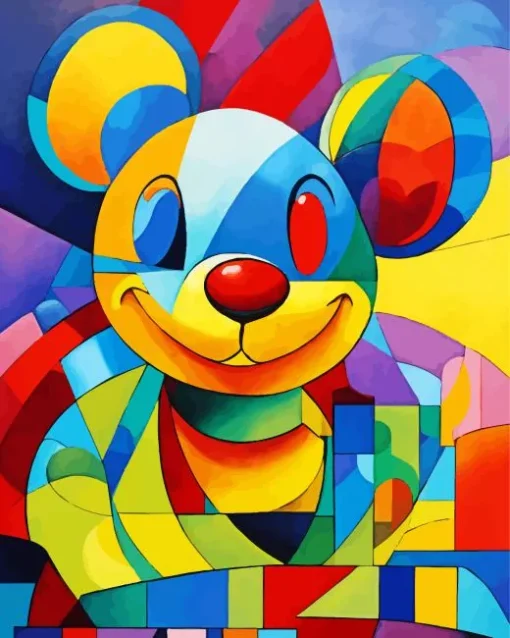 Colorful Bear Diamond Painting