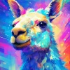 Colorful Llama Diamond Painting