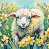 Cool Fluffy Lamb Diamond Painting