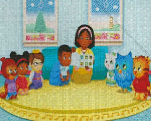 Daniel Tigers Neighborhood Diamond Painting