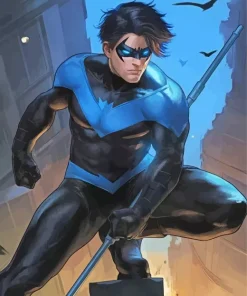 Dick Grayson Nightwing Diamond Painting