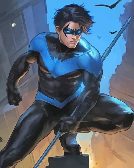 Dick Grayson Nightwing Diamond Painting