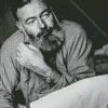 Ernest Hemingway Diamond Painting