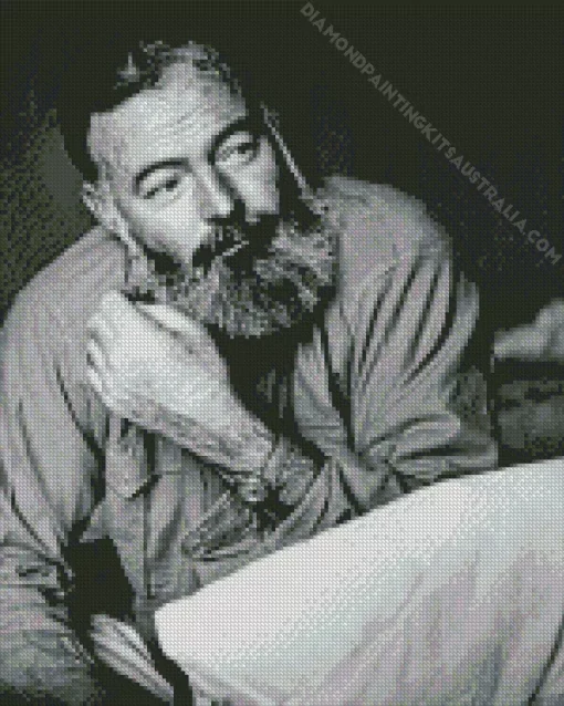 Ernest Hemingway Diamond Painting