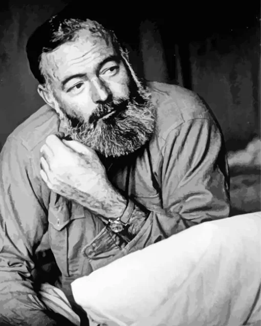 Ernest Hemingway Diamond Painting