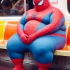 Fat Spiderman Diamond Painting