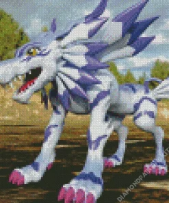 Garurumon Digimon Adventure Diamond Painting