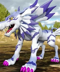 Garurumon Digimon Adventure Diamond Painting