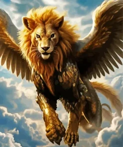 Griffin Lion Diamond Painting