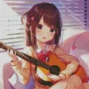 Guitarist Anime Girl Diamond Painting