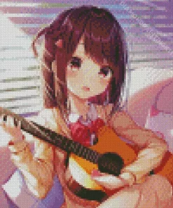 Guitarist Anime Girl Diamond Painting