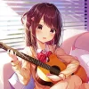 Guitarist Anime Girl Diamond Painting