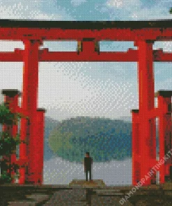 Hakone Shinto Shrine Diamond Painting