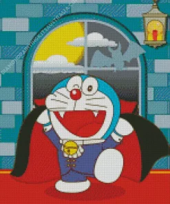 Halloween Doraemon Diamond Painting