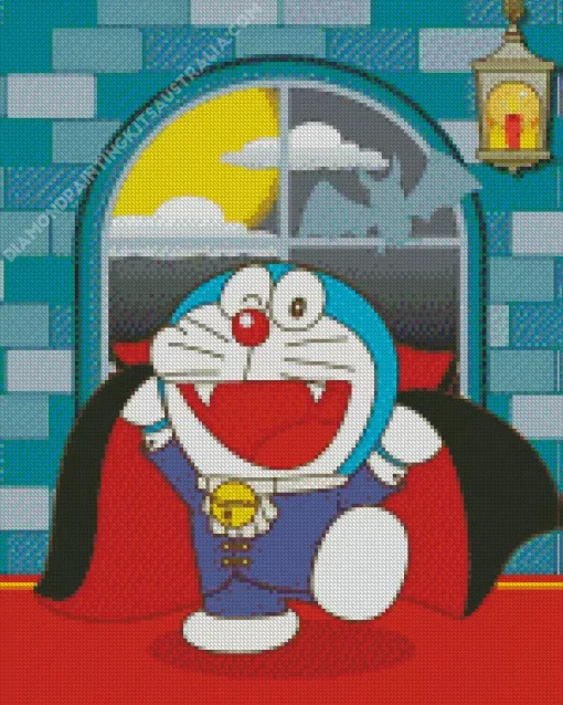 Halloween Doraemon Diamond Painting