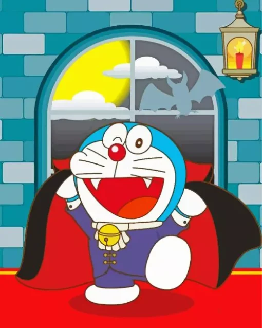 Halloween Doraemon Diamond Painting