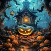 Halloween House Diamond Painting