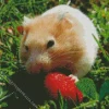 Hamster Eating Diamond Painting