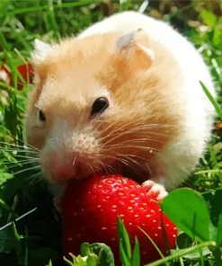 Hamster Eating Diamond Painting