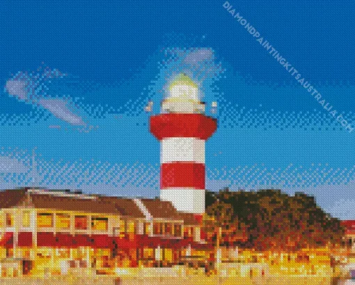 Harbour Town Lighthouse Diamond Painting