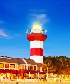 Harbour Town Lighthouse Diamond Painting