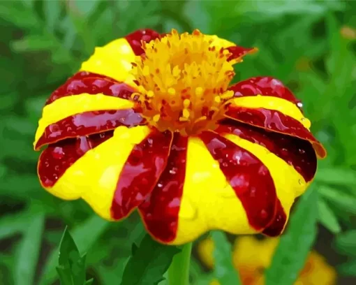 Harlequin Marigold Diamond Painting