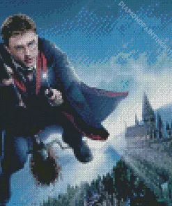 Harry On A Broom Diamond Painting