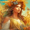 Harvest Girl Diamond Painting