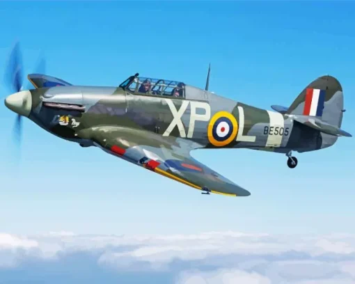 Hawker Hurricane Diamond Painting