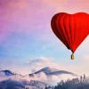 Heart Air Balloon Diamond Painting