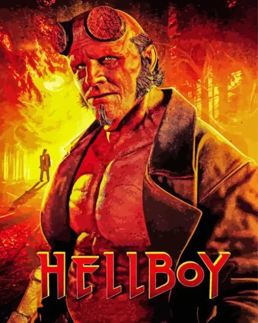 Hellboy Superhero Diamond Painting