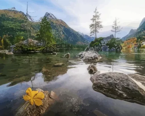 Hintersee Lake Diamond Painting