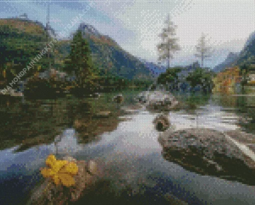 Hintersee Lake Diamond Painting