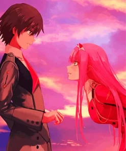 Hiro And Zero Two Diamond Painting