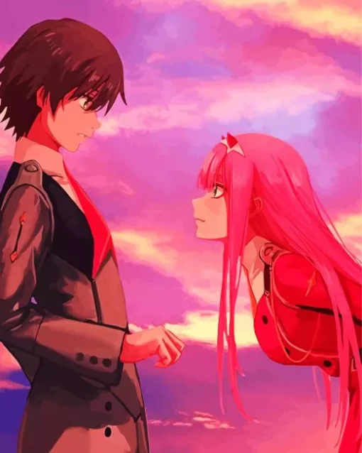 Hiro And Zero Two Diamond Painting