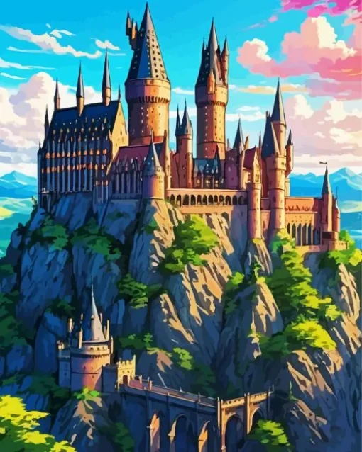 Hogwarts Castle Diamond Painting