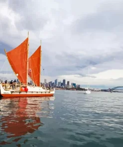 Hokulea Boat Diamond Painting