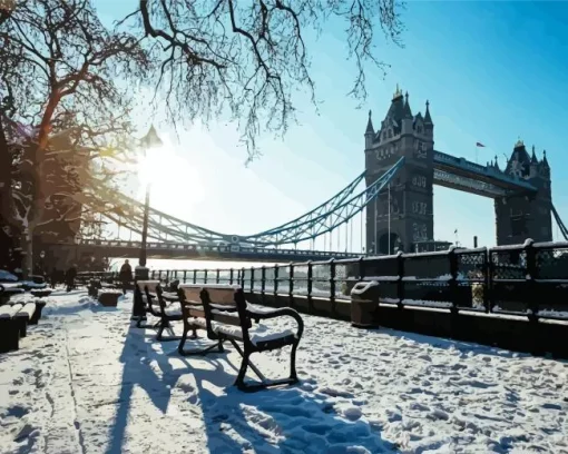 London Snow Diamond Painting