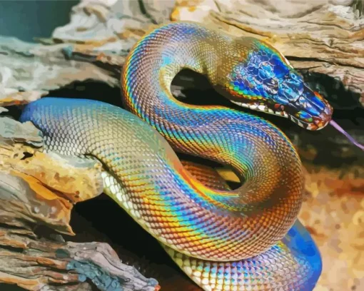 Rainbow Snake Diamond Painting