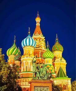 Red Square Moscow Diamond Painting