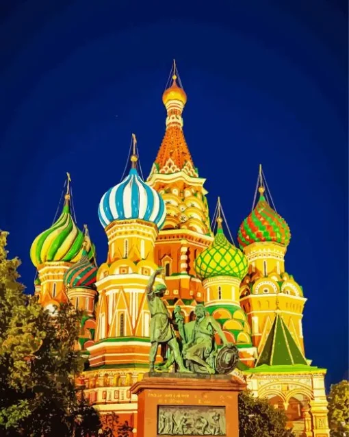 Red Square Moscow Diamond Painting