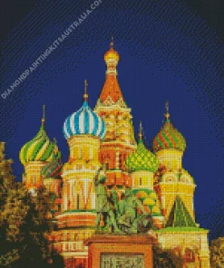 Red Square Moscow Diamond Painting