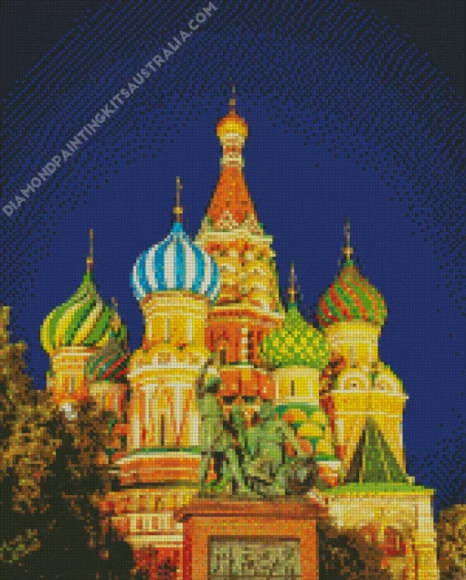 Red Square Moscow Diamond Painting