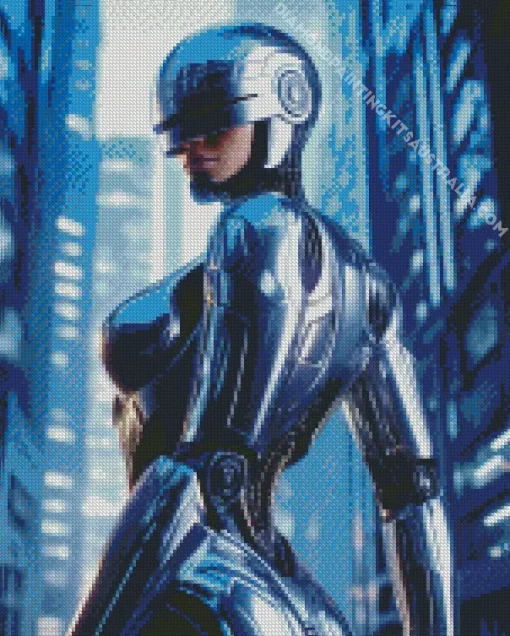 Robocop Girl Diamond Painting