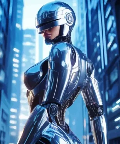 Robocop Girl Diamond Painting