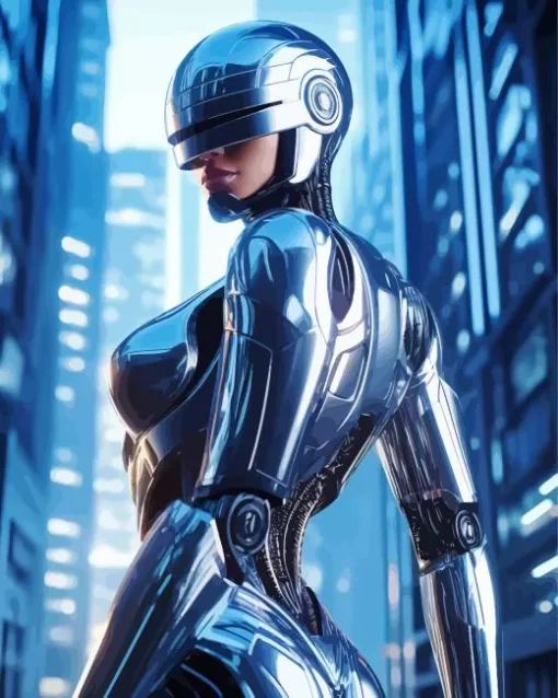 Robocop Girl Diamond Painting